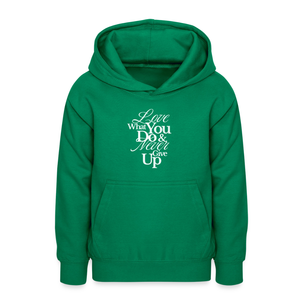 Love What You Do Hoodie - kelly green