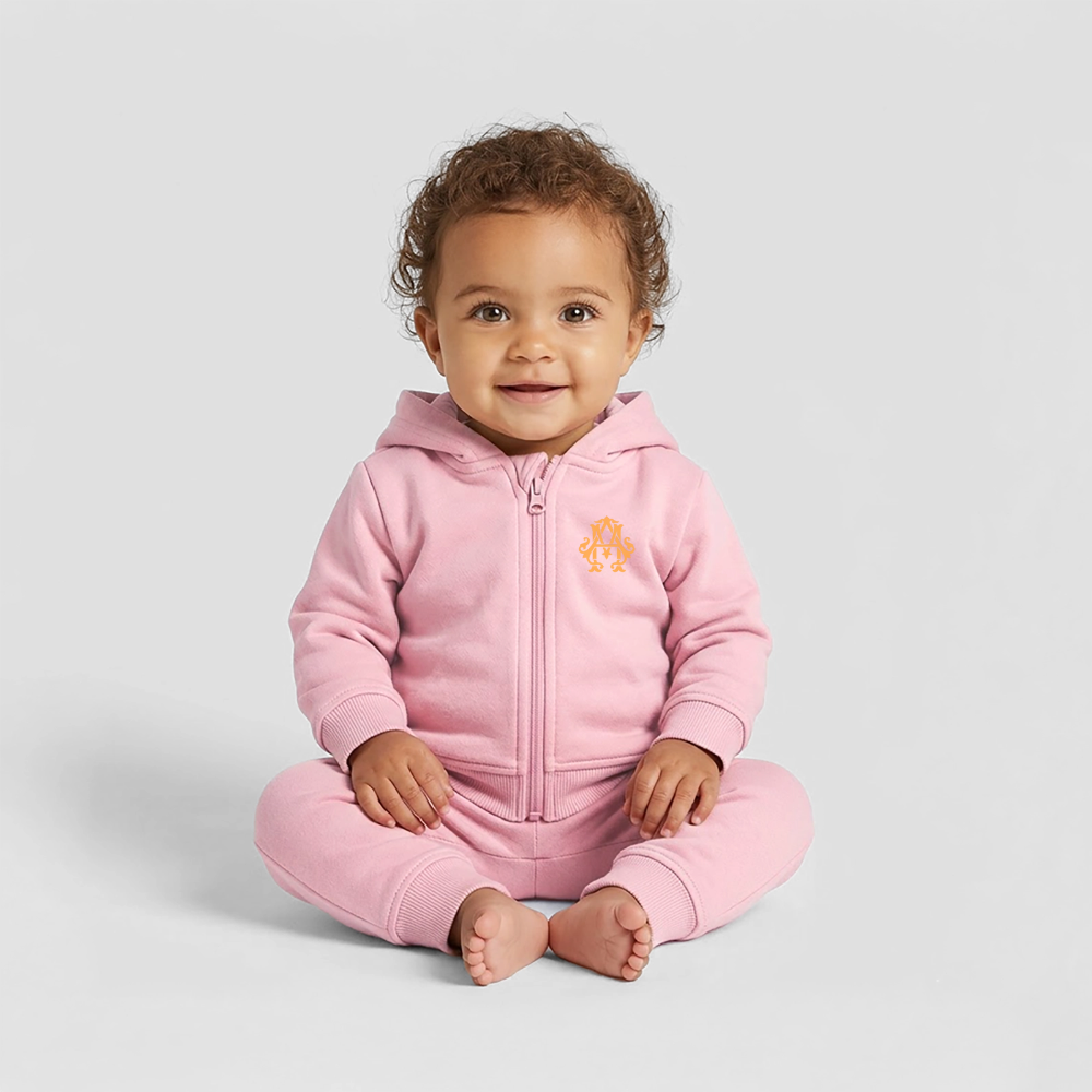 adligemotivation Premium Logo Baby Sweatjacke - cotton pink