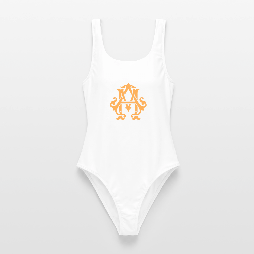 adligemotivations Logo Badeanzug - white
