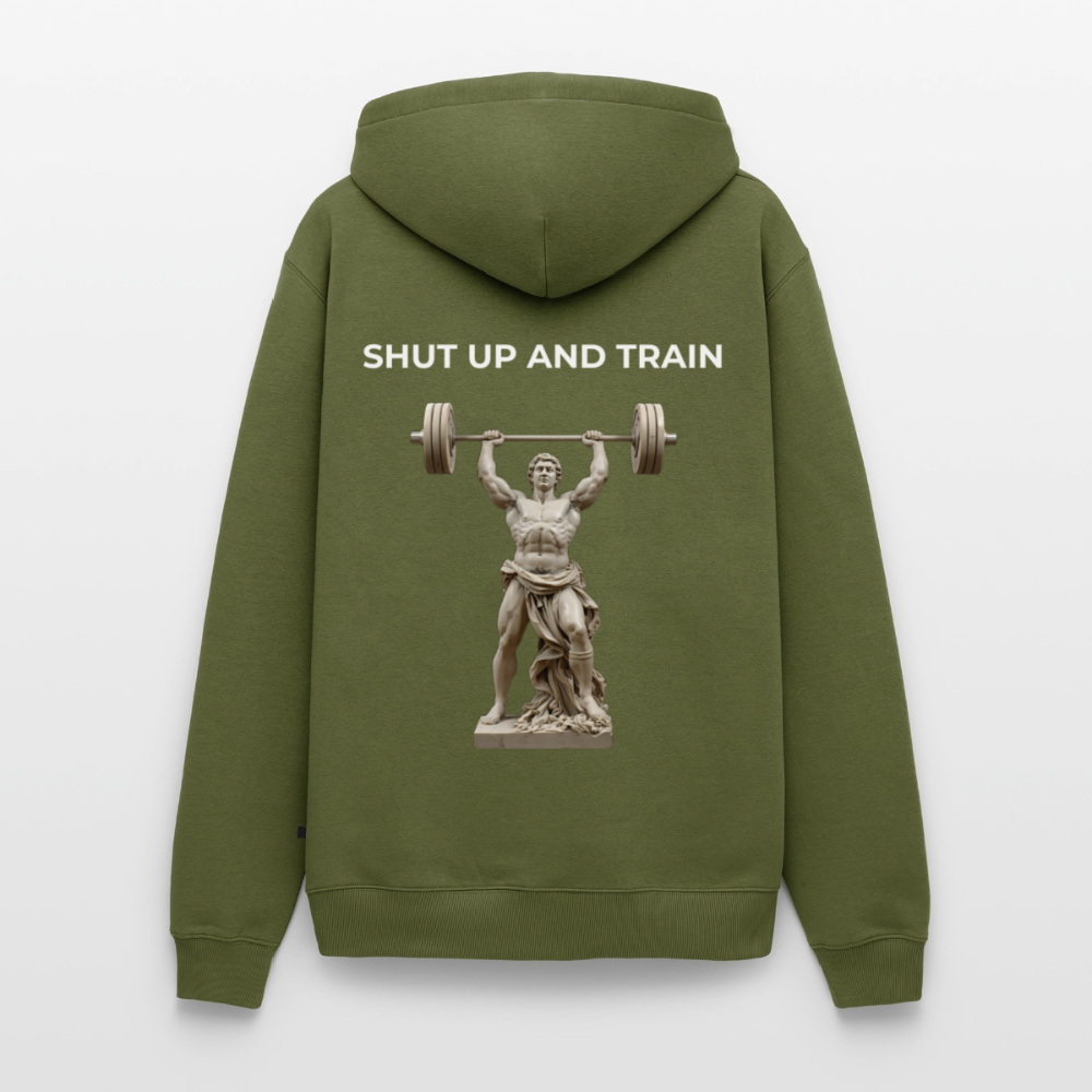 NO PAIN NO GAIN Premium Hoodie - khaki