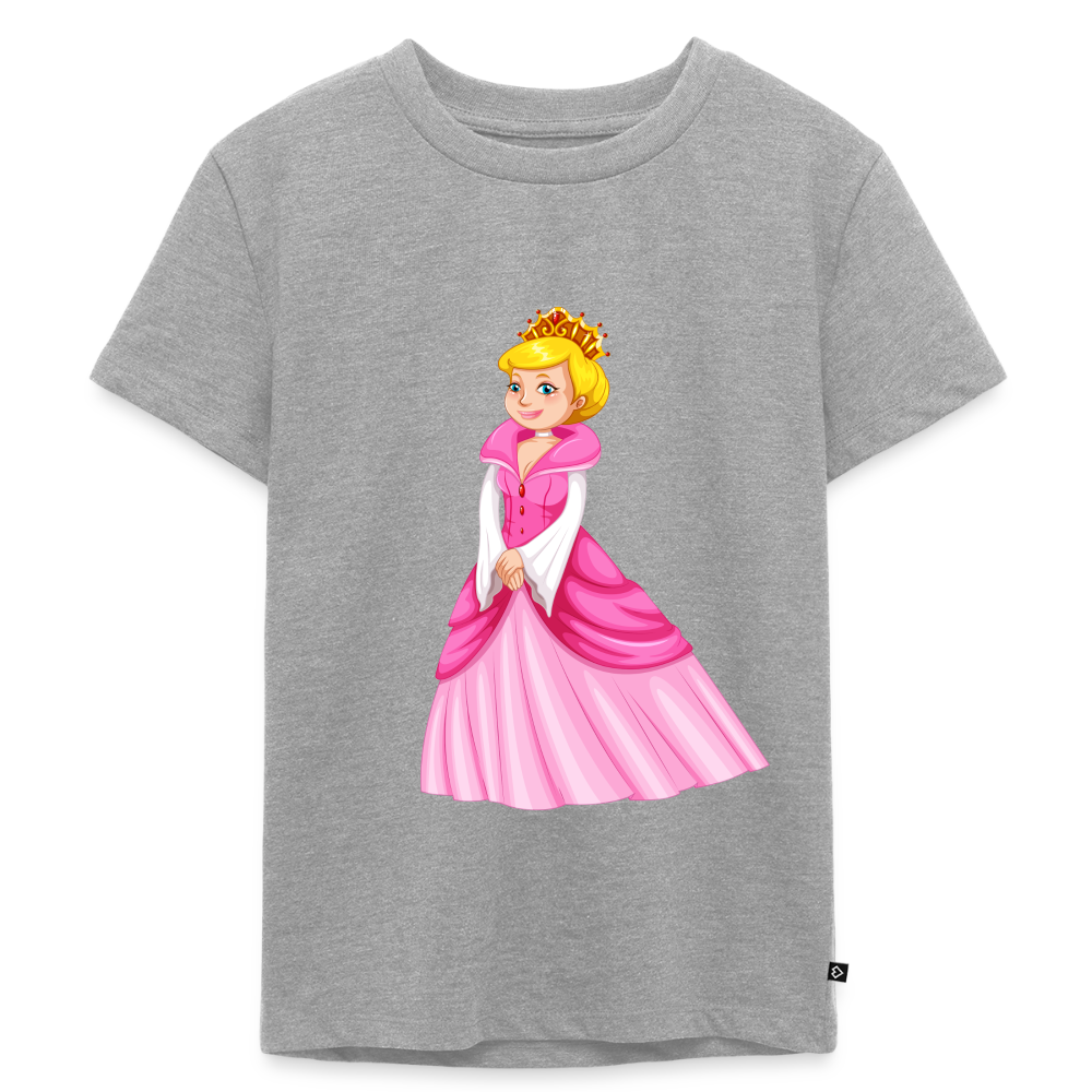 Prinzessin Premium Kinder T-Shirt - heather grey