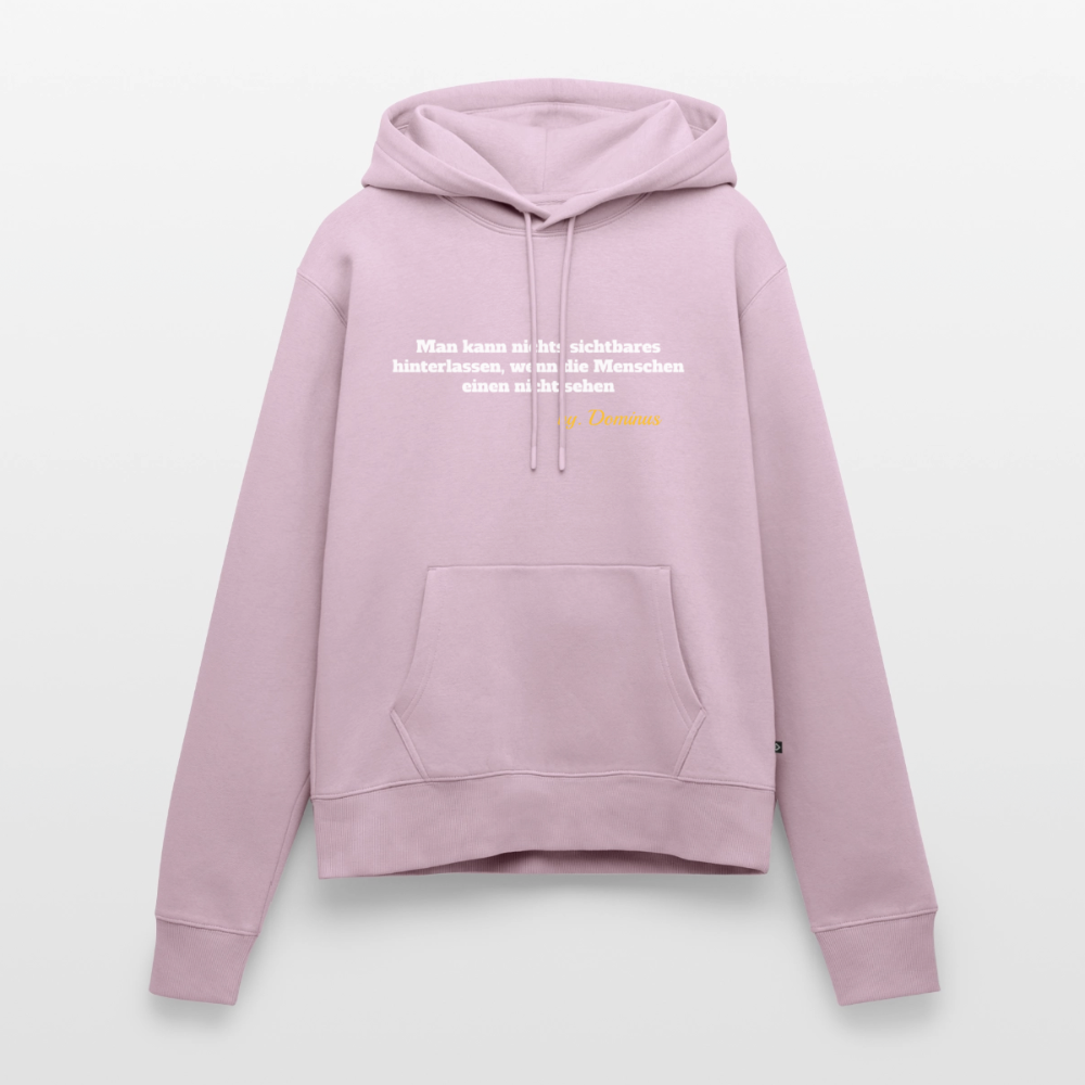 Zitat Aufdruck Premium Hoodie Women - dusky pink
