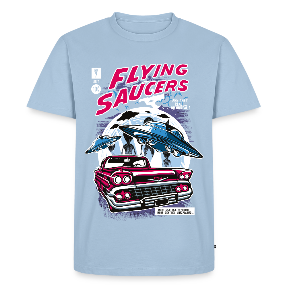 FLYING SAUCERS Premium T-Shirt - light blue