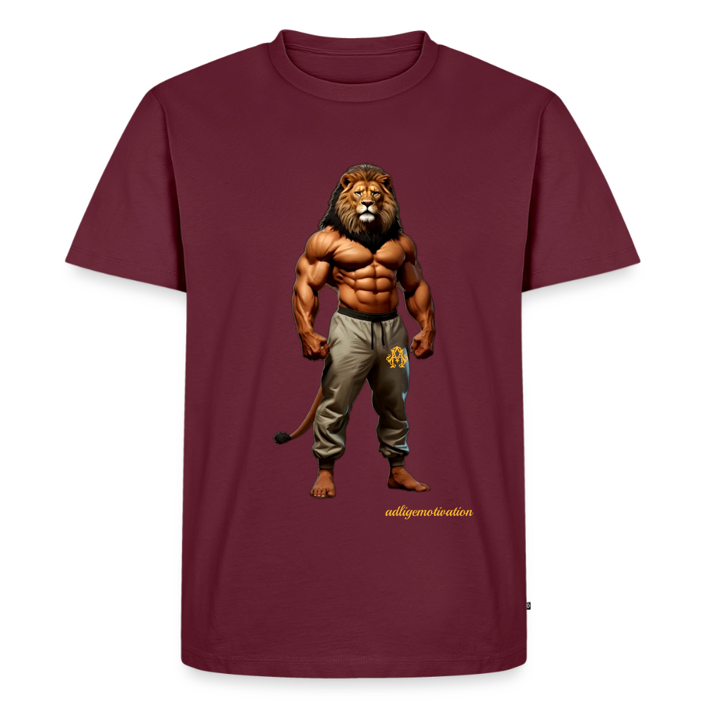 Löwenmann Premium T-Shirt - burgundy