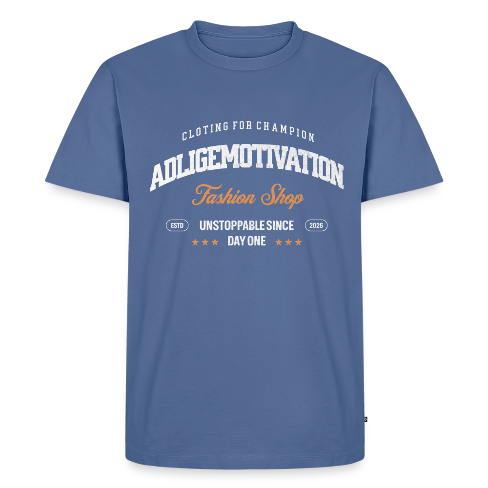 CLOTING FOR CHAMPION Premium T-Shirt - stone blue