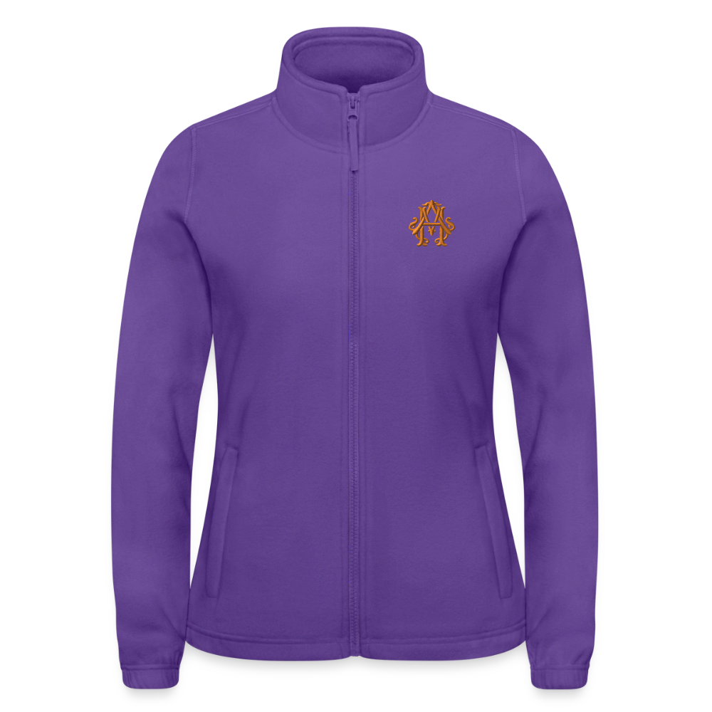 adligemotivation Fleecejacke North - dark purple