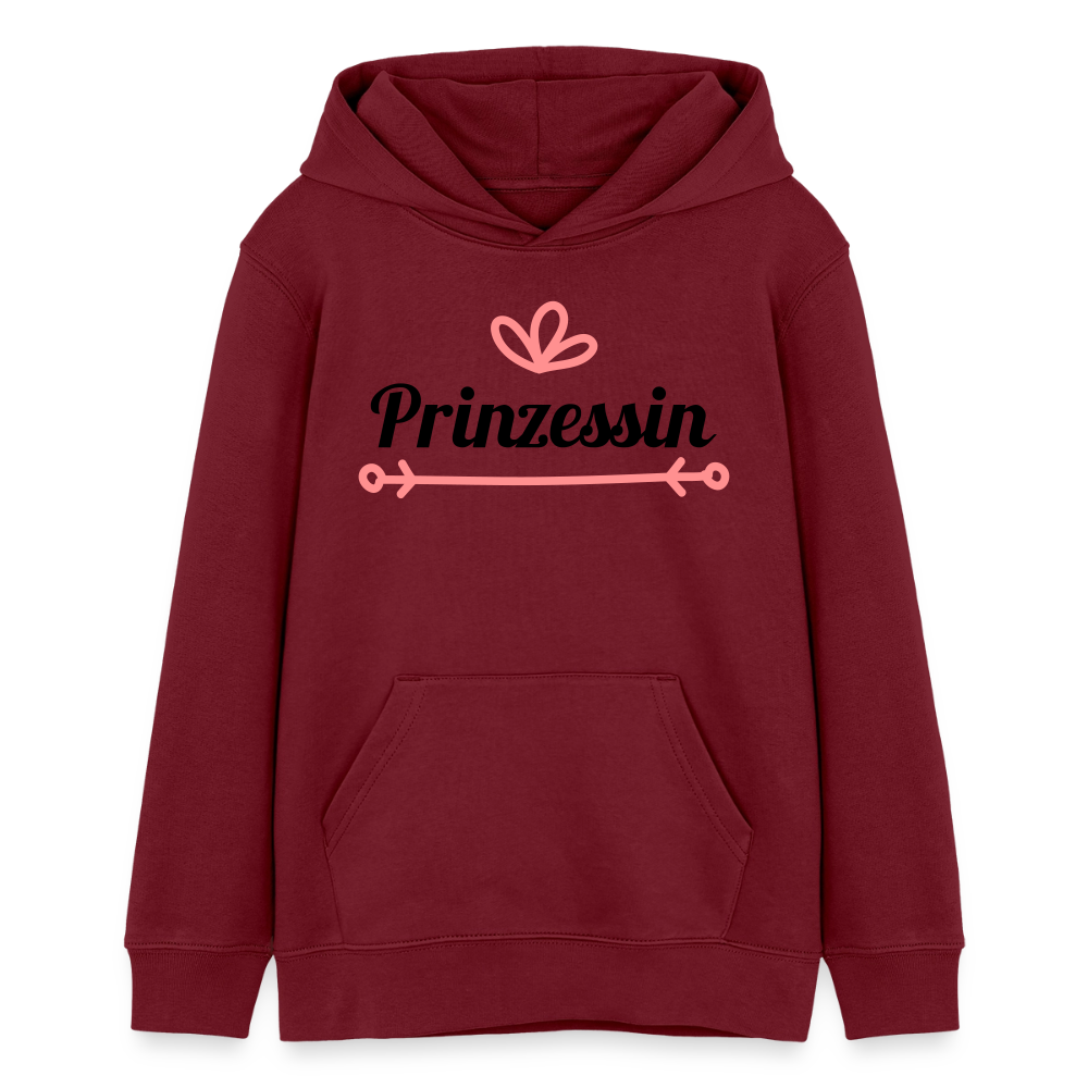 Prinzessin Premium Teenager Hoodie - burgundy