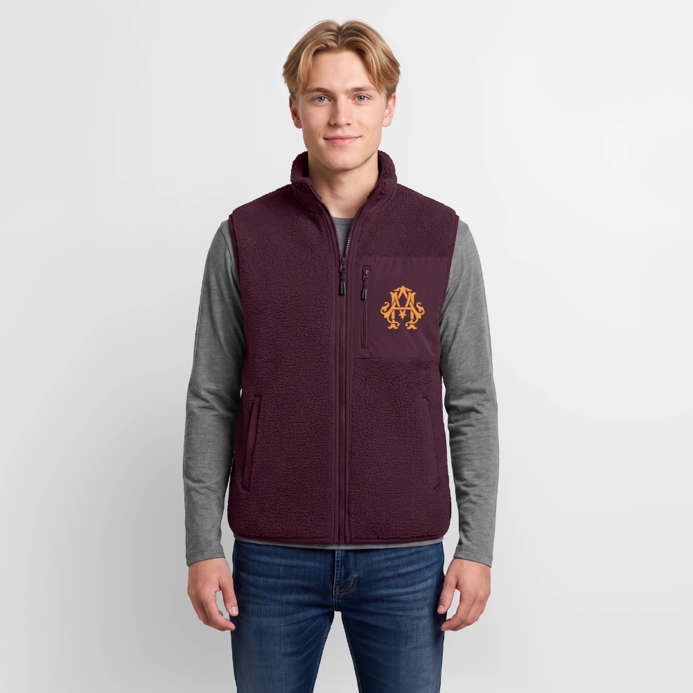 adligemotivations Logo Sherpa - Weste - maroon