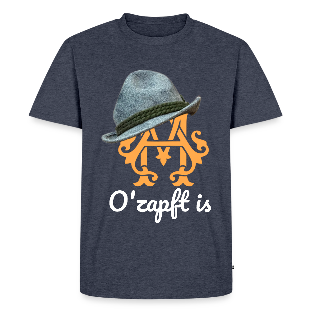 O´zapft is Premium T-Shirt - heather denim