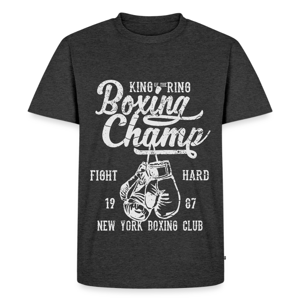 Boxing Champ Premium T-Shirt - heather anthracite