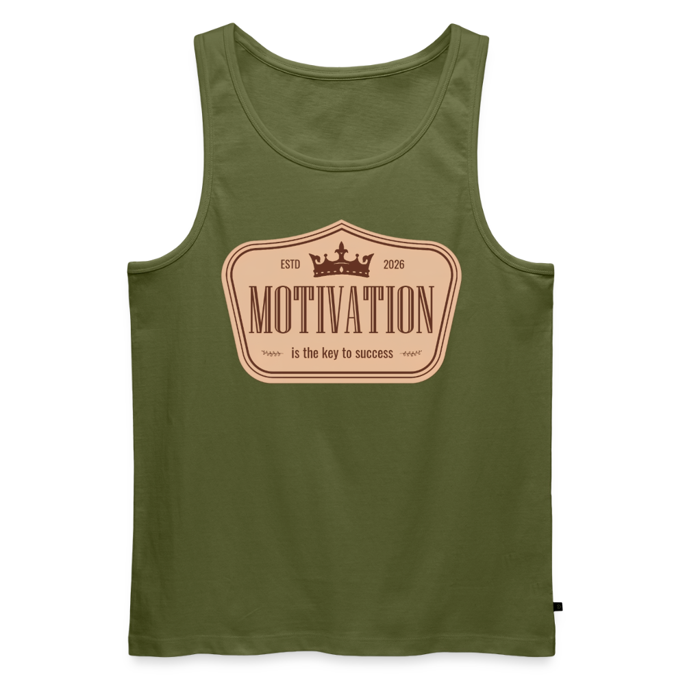 Motivations Premium Tank Top - khaki