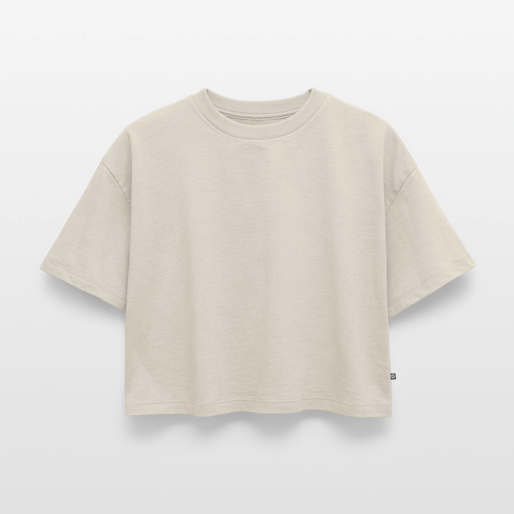 Cropped Premium T-Shirt - beige