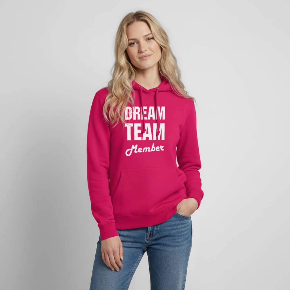 Dreamteam  Hoodie Woman - dark pink