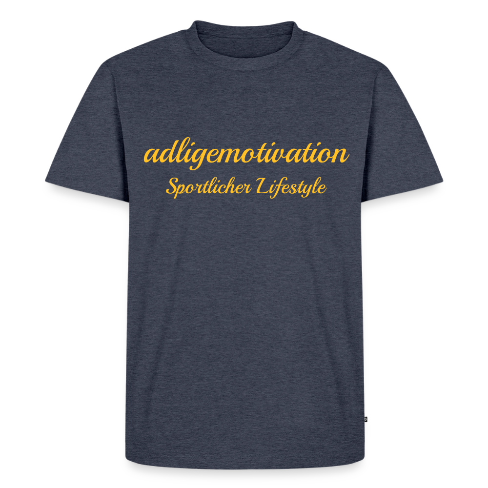 Sportlicher Lifestyle Premium T-Shirt - heather denim