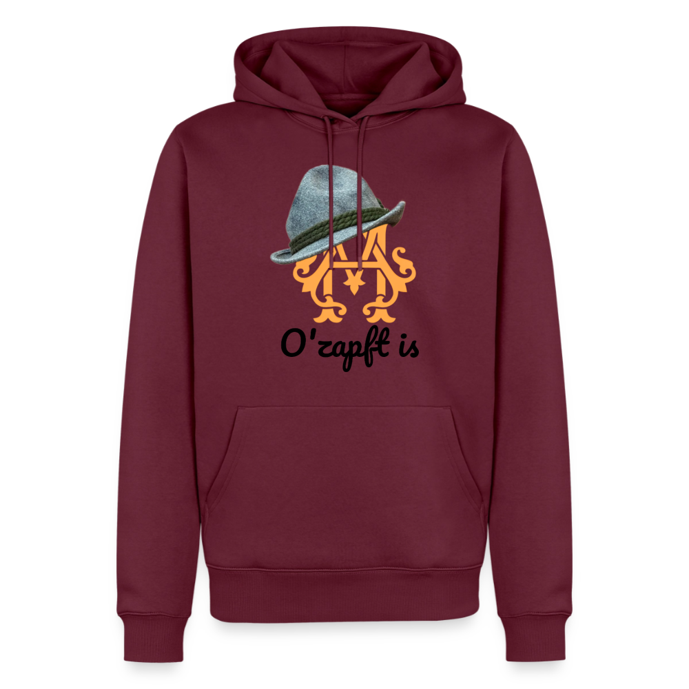 O´zapft is Premium Hoodie - burgundy