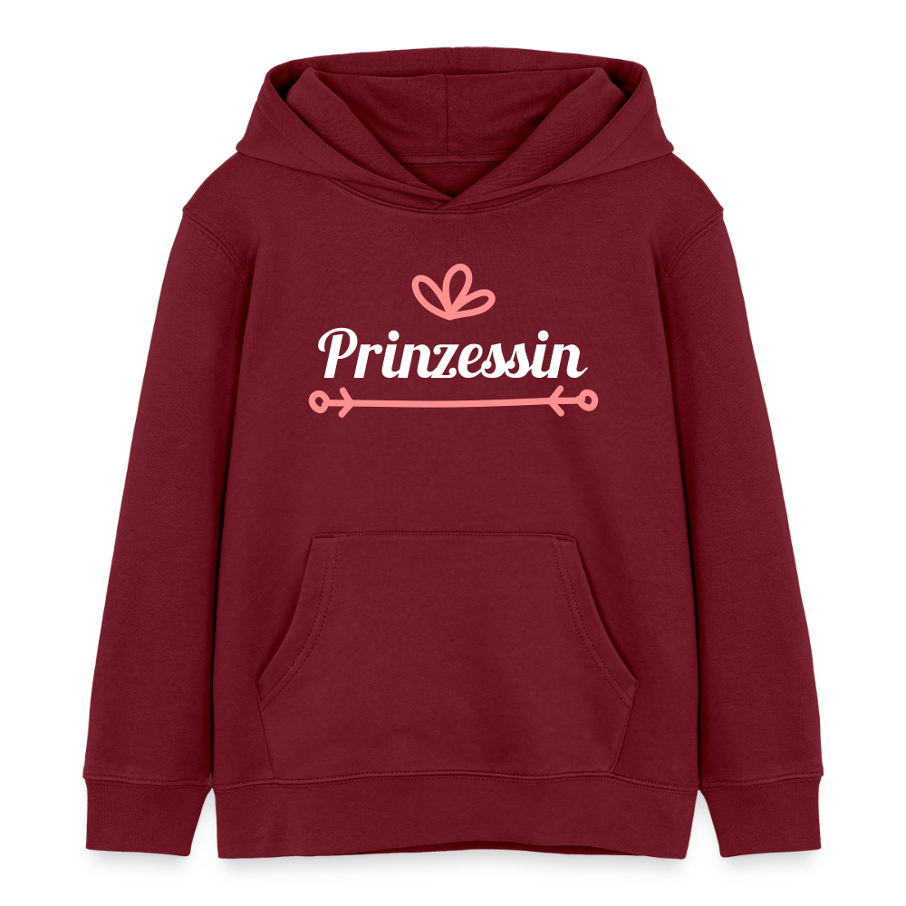 Prinzessin Premium Kinder Hoodie - burgundy