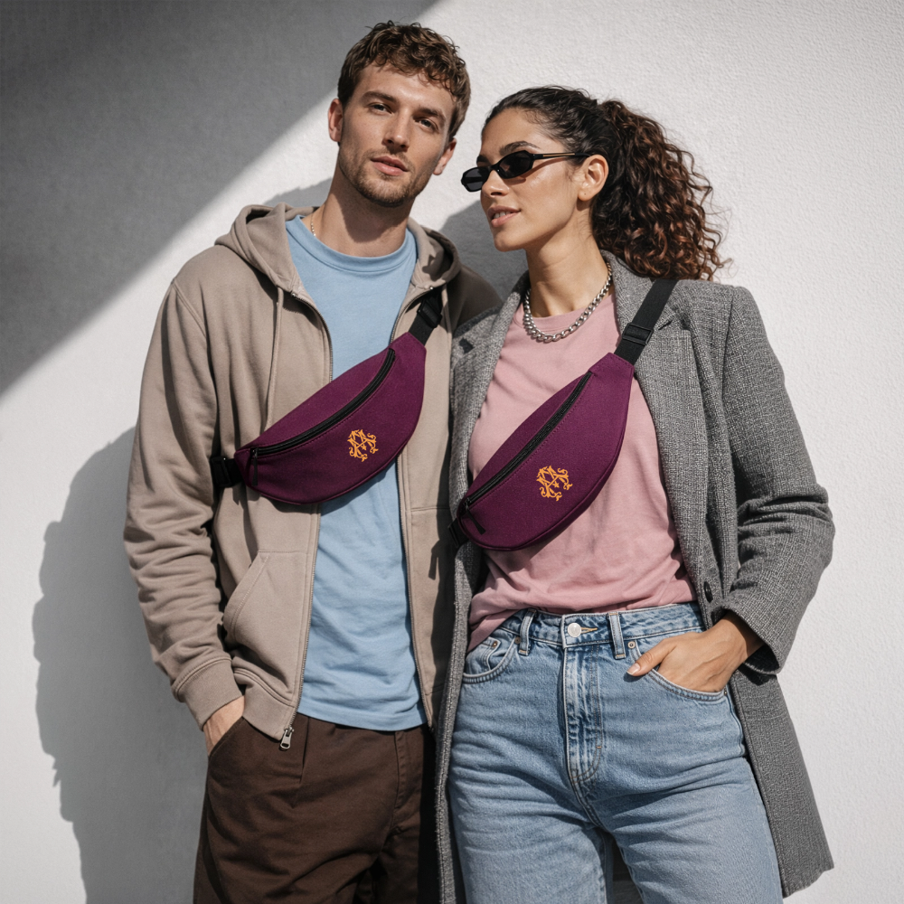 adligemotivations Logo Bauchtasche - burgundy