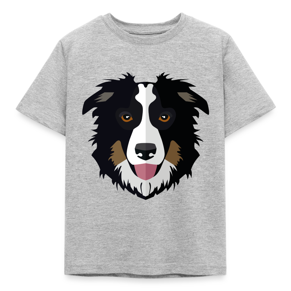 Hund Kinder T-Shirt - heather grey