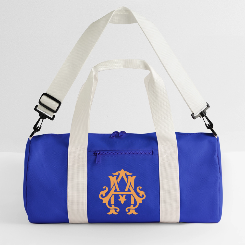 Gym Mausi Duffel Bag - bright royal/off white