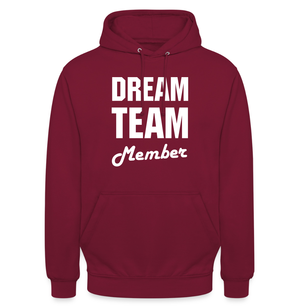 Dreamteam Hoodie - bordeaux