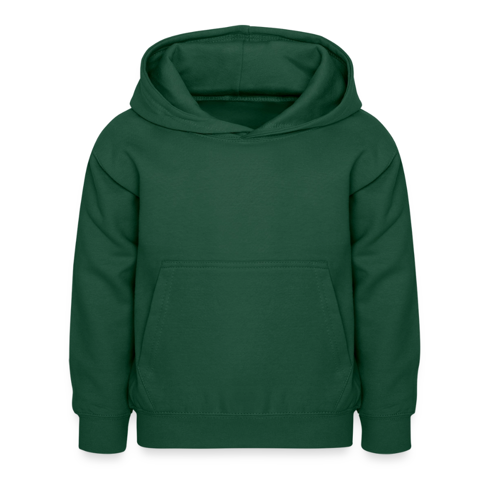 Hunde mit Brille Kinder Hoodie - bottle green