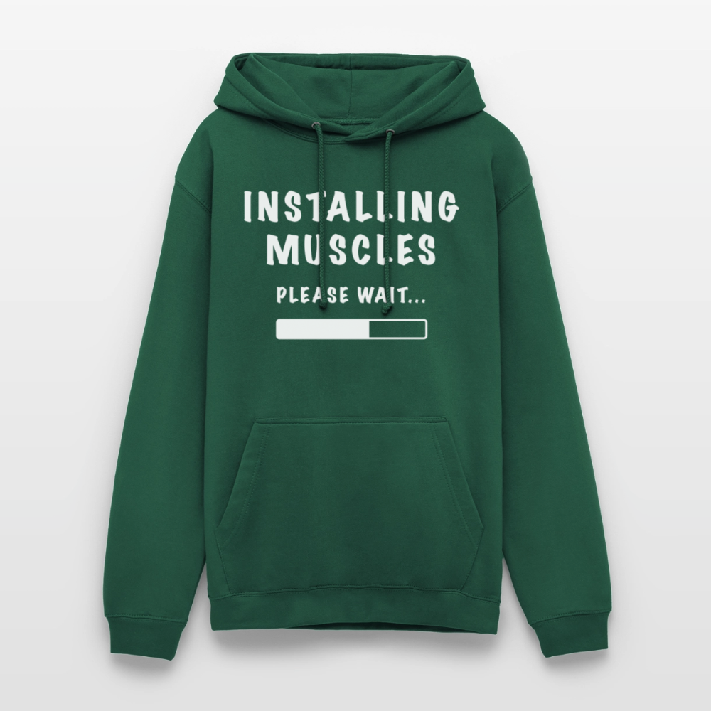 INSTALLUNG MUSCLES  Hoodie - bottle green