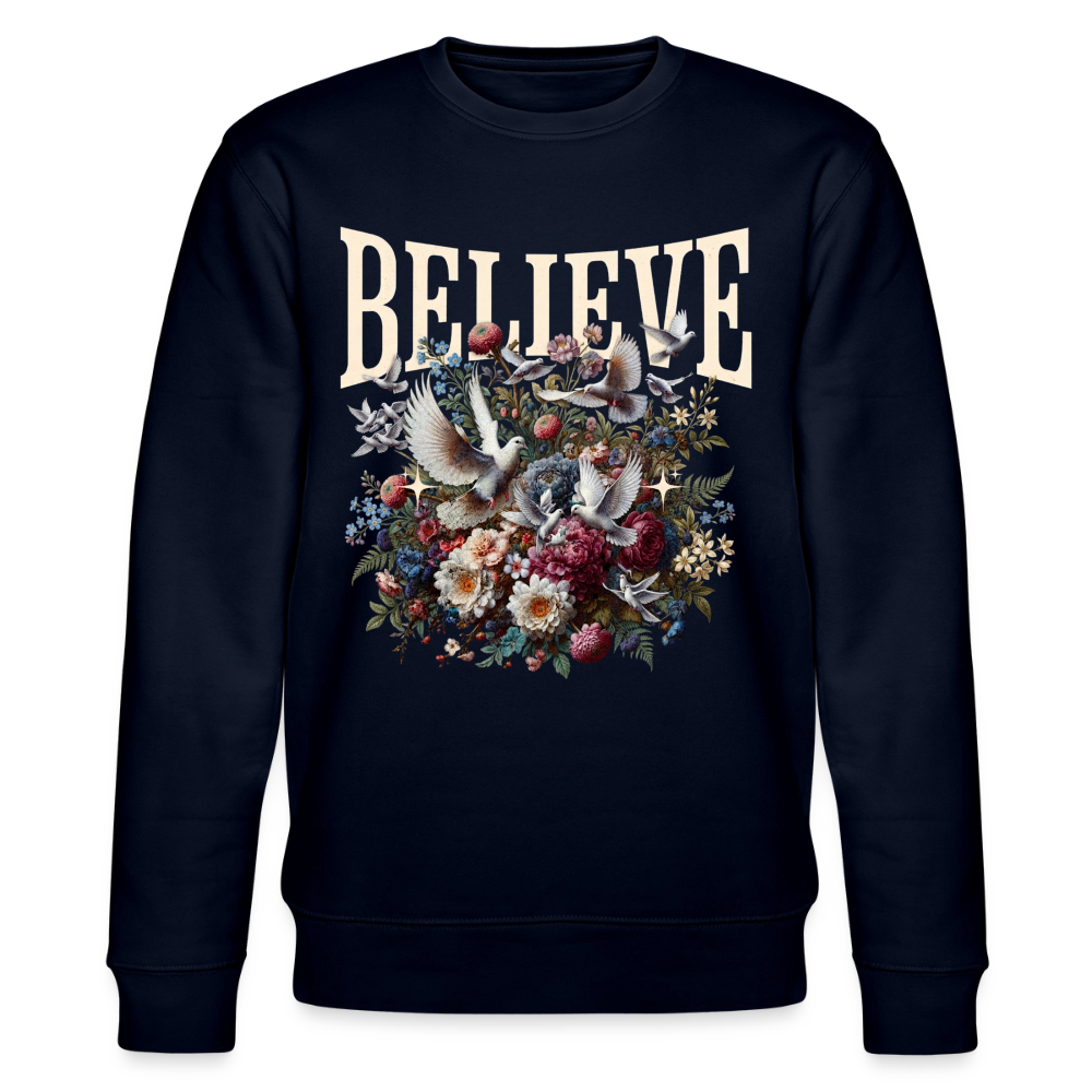 BELIEVE Premium Sweatshirt - navy