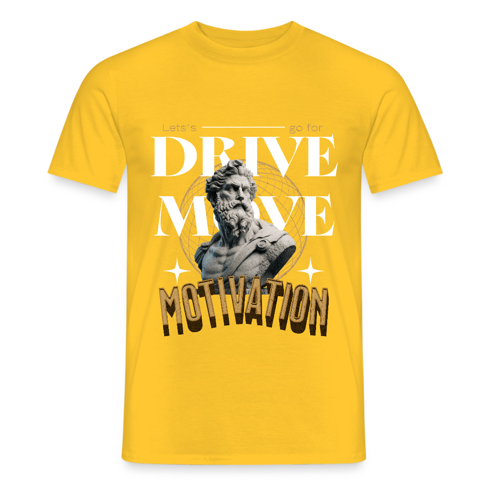 Motivation T-Shirt - yellow