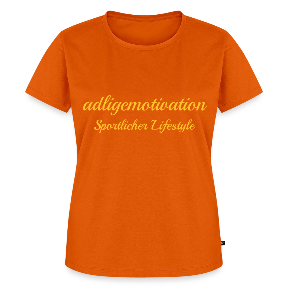 Sportlicher Lifestyle Premium T-Shirt - orange 