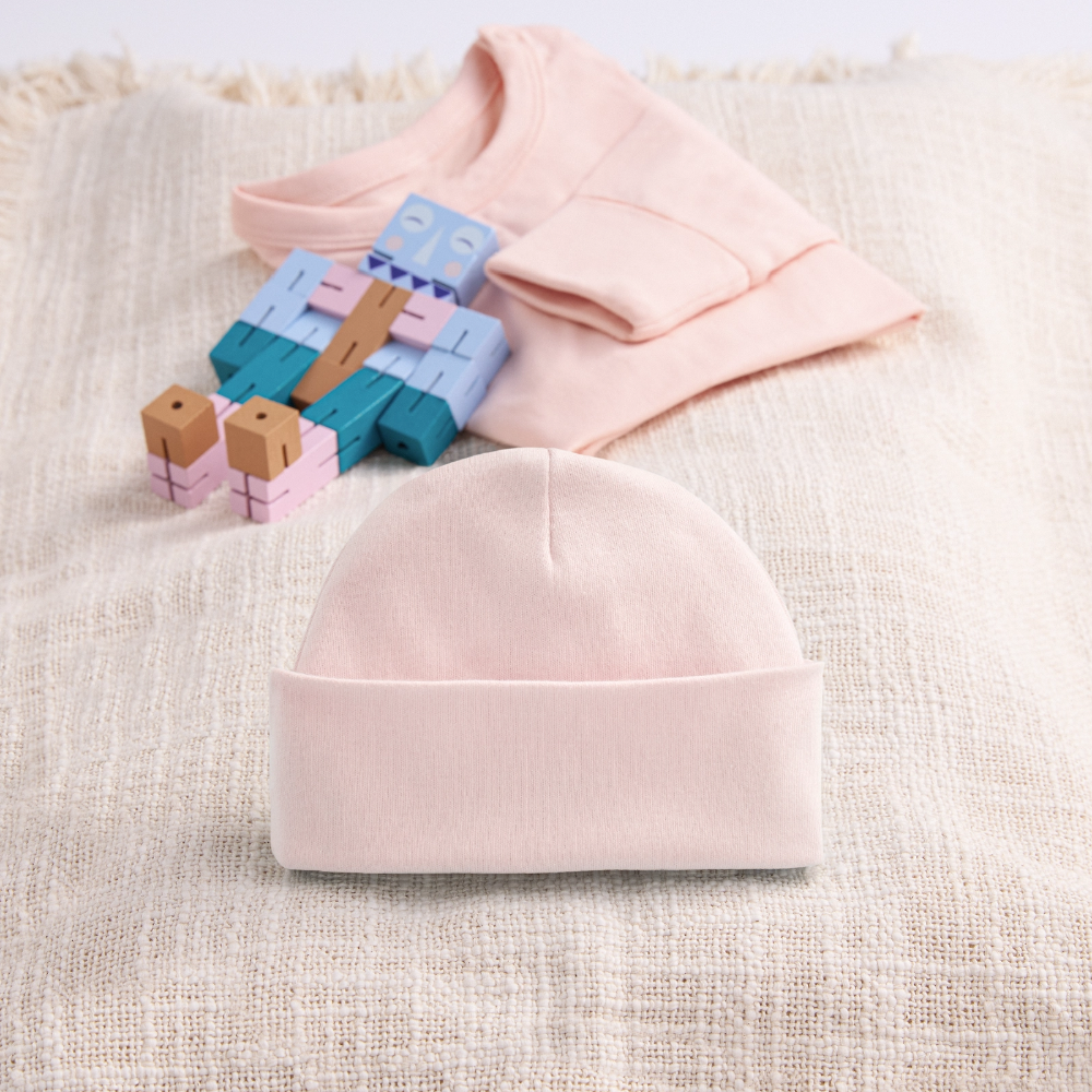 Mütze Baby - pale pink