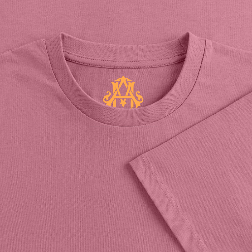Zitat Aufdruck Premium T-Shirt - mauve