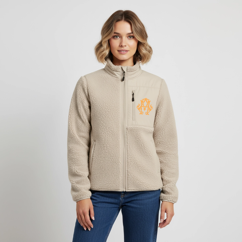 adligemotivations Logo Sherpa - Jacke - beige