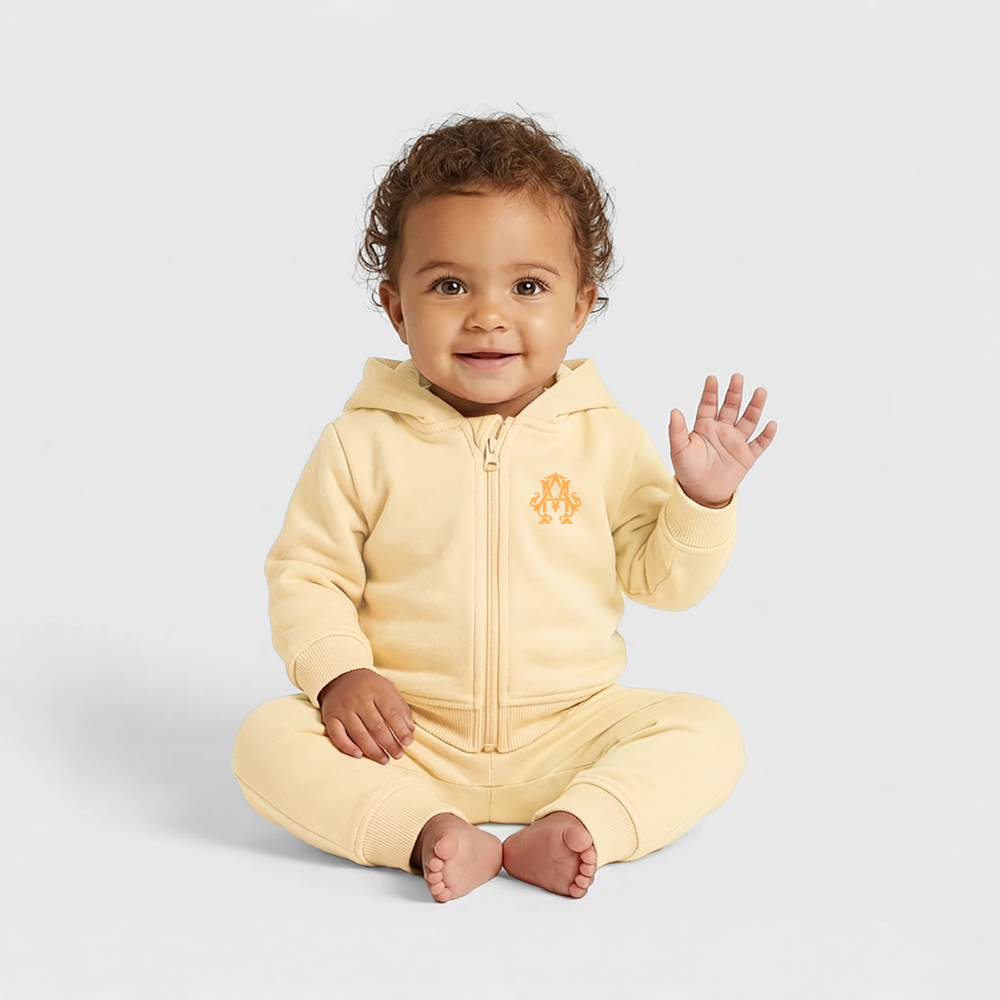 adligemotivation Premium Logo Baby Sweatjacke - cream