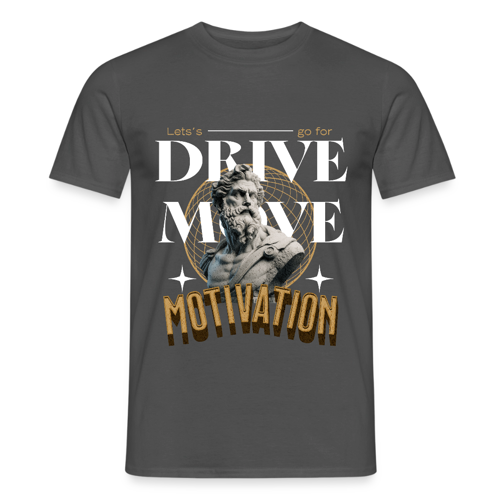 Motivation T-Shirt - charcoal grey