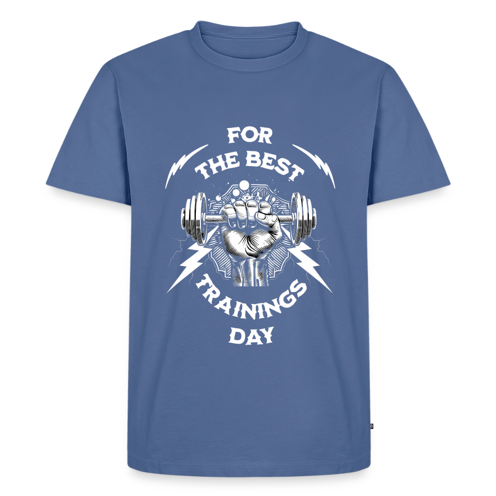 FOR THE BEST Premium T-Shirt - stone blue