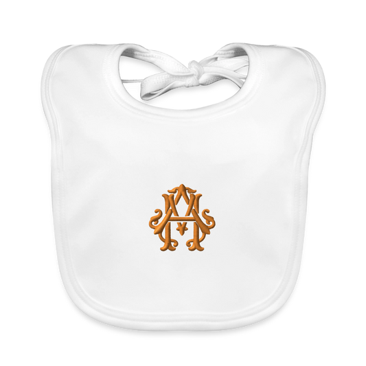 adligemotivation Premium Logo Baby Lätzchen - white
