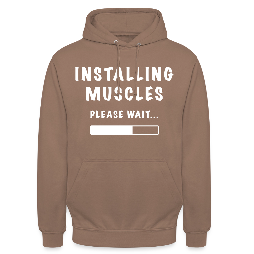 INSTALLUNG MUSCLES  Hoodie - mocha