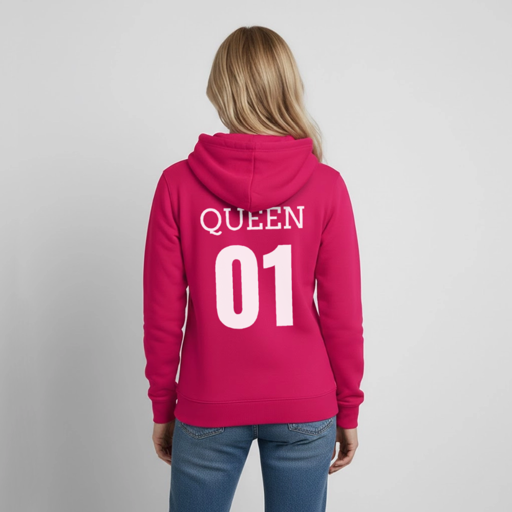 Dreamteam  Hoodie Woman - dark pink