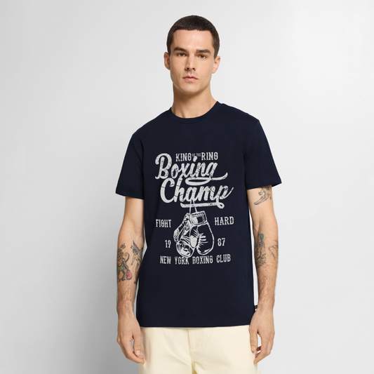 Boxing Champ Premium T-Shirt - navy
