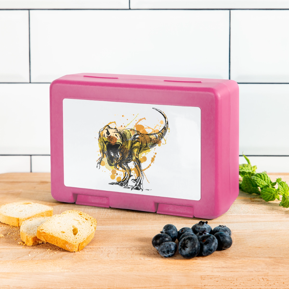 Dinosaurier Brotdose - pink
