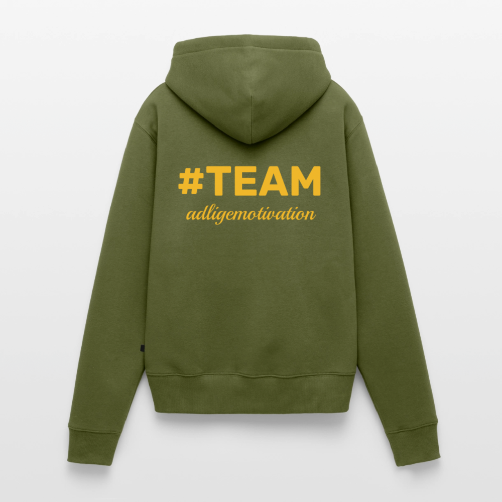 #TEAM adligemotivation Premium Logo Hoodie - khaki