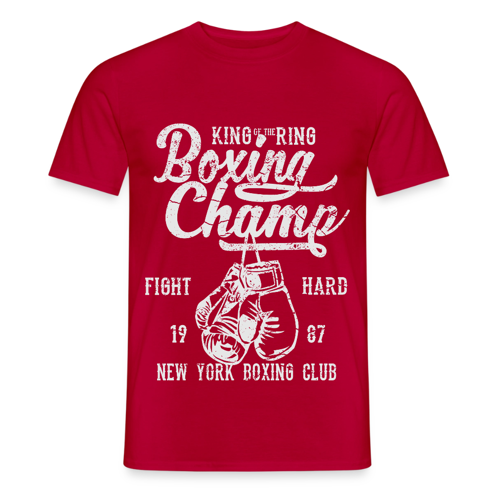 Boxing Champ T-Shirt - red