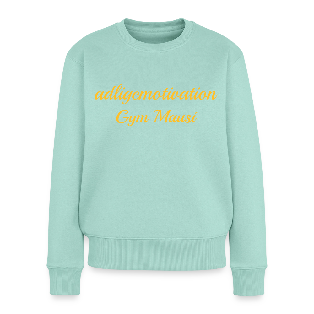 Gym Mausi Premium  Sweatshirt - mint 