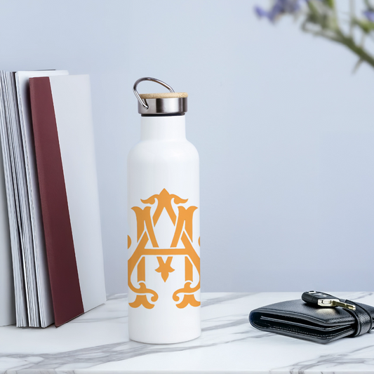 adligemotivation Thermoflasche - white