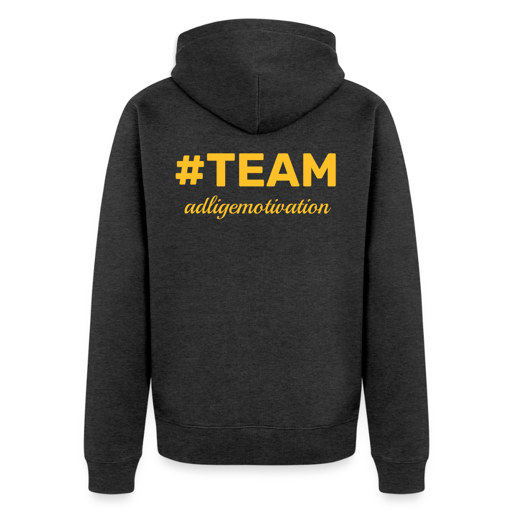 #TEAM adligemotivation Premium Logo Sweatjacke - heather anthracite