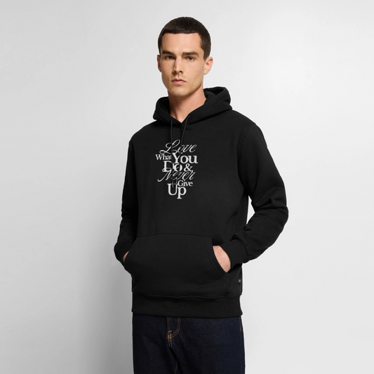 Love What You Do Premium Hoodie - black