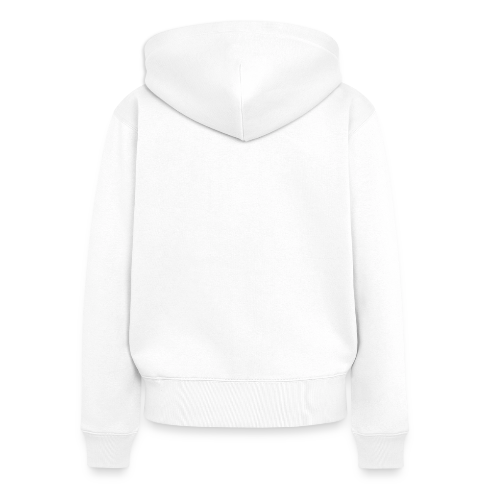 Love What You Do Premium Kapuzenjacke - white