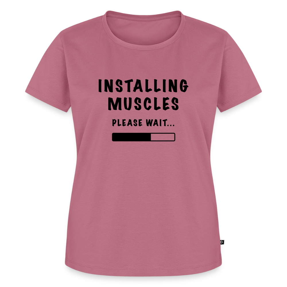 INSTALLING MUSCLES Premium  T-Shirt - mauve