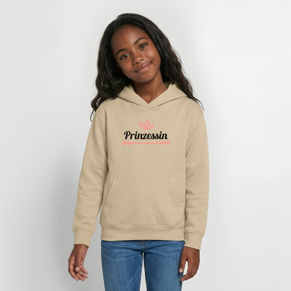 Prinzessin Hoodie Teenager - sand
