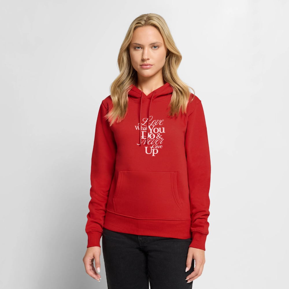 Love What You Do Premium Hoodie - red